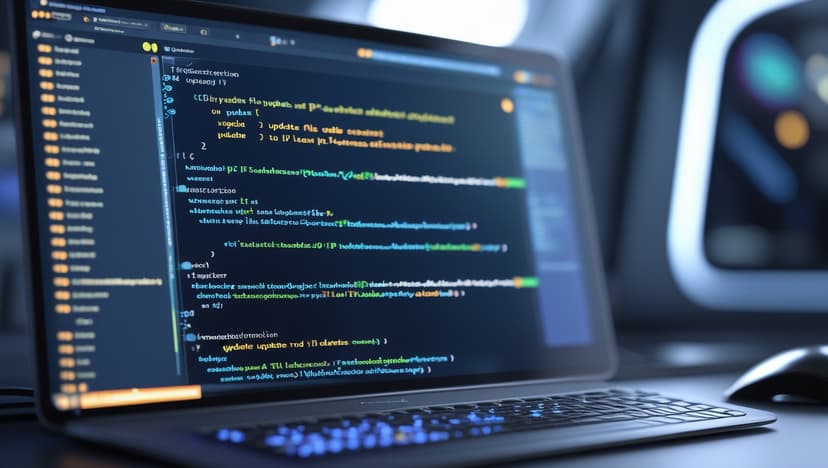 Algorithm for File Updates in Python Screenshot